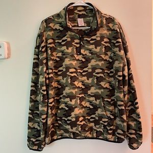 No Boundaries Fleece Camo Half-Zip